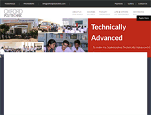 Tablet Screenshot of oxfordpolytechnic.com